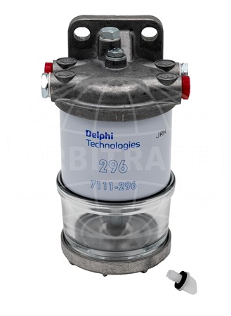 Bränslefiltersats CAV, förfilter med glaskopp